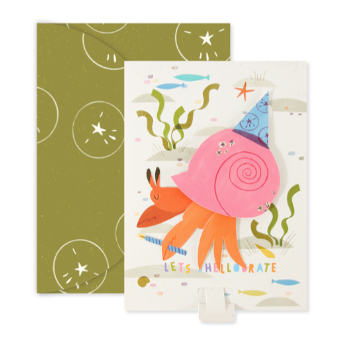 Shellebrate Pop Up Card