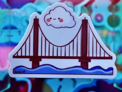 Golden Gate Bridge Sticker