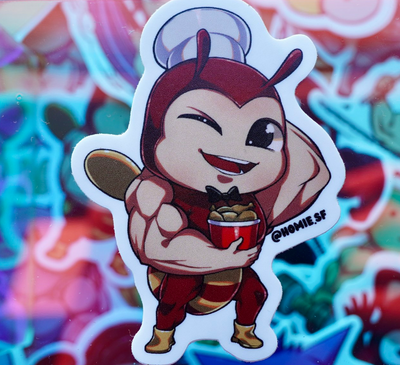 Buff Chickenjoy Sticker