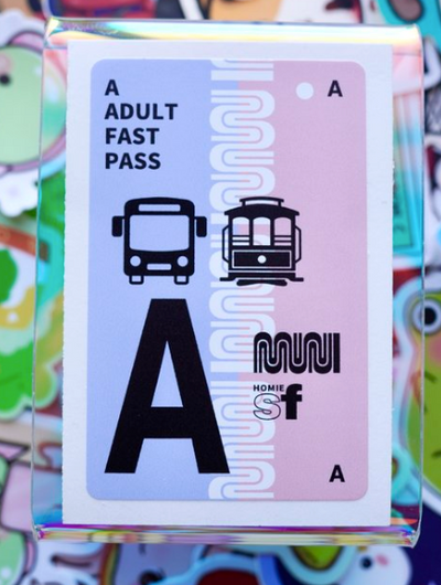 Muni Credit Card Decal