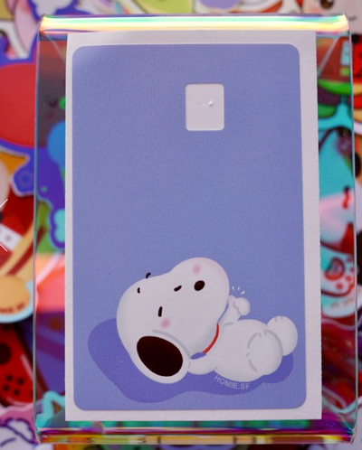 Snoopy Credit Card Decal