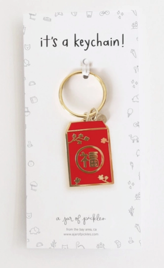 Red Envelope Lunar New Year Keychain