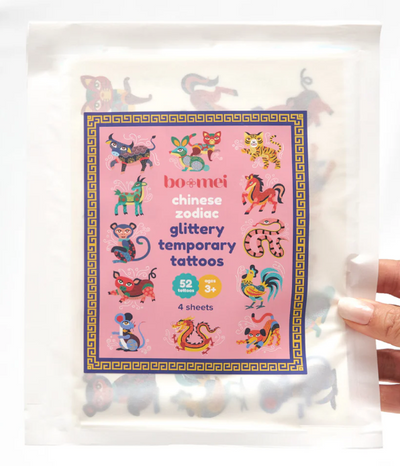 Chinese Zodiac Temporary Tattoos