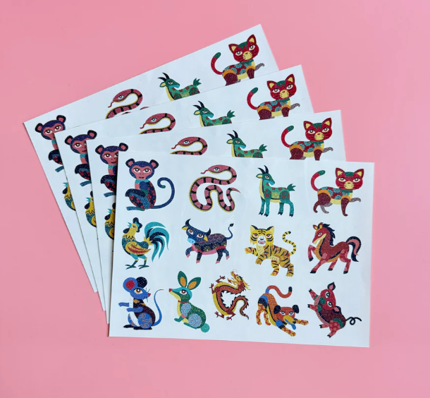 Chinese Zodiac Temporary Tattoos