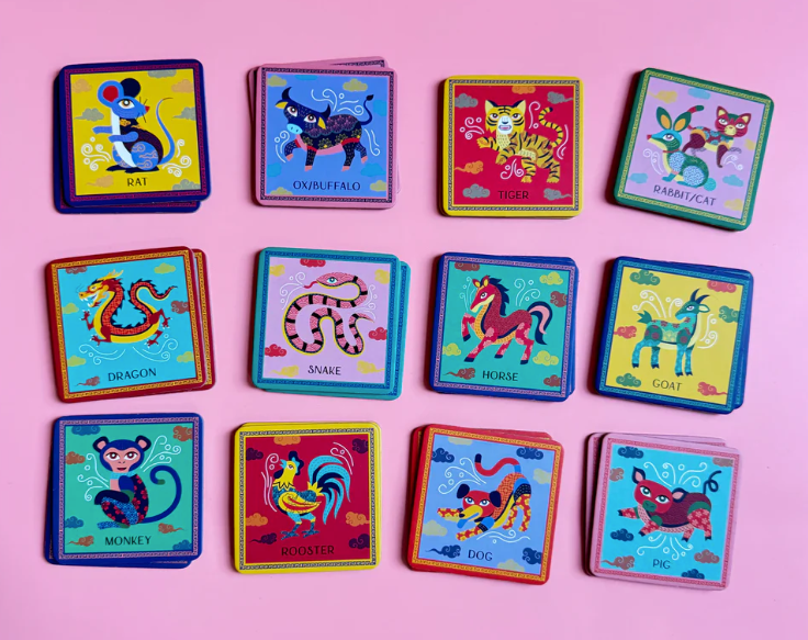 Chinese Zodiac Memory Match Game