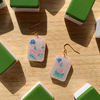 Mahjong Flower Earrings