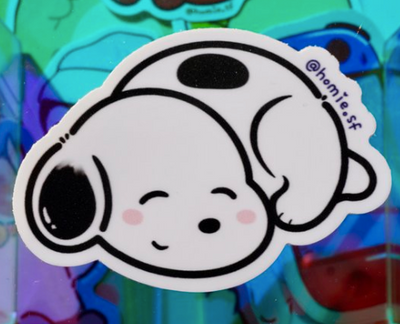 Sleepy Snoopy Sticker