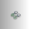 Jade Donut Earrings