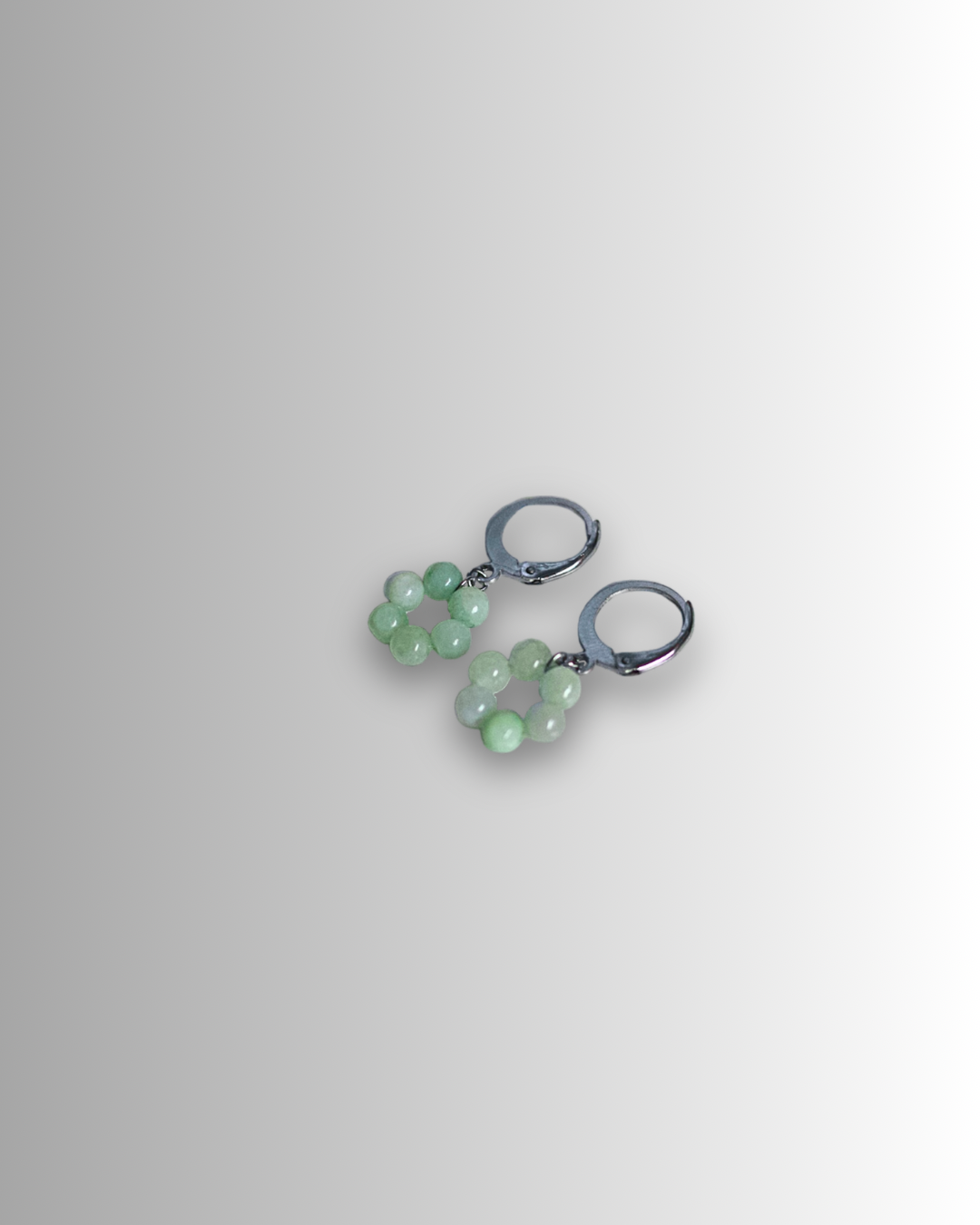 Jade Donut Earrings