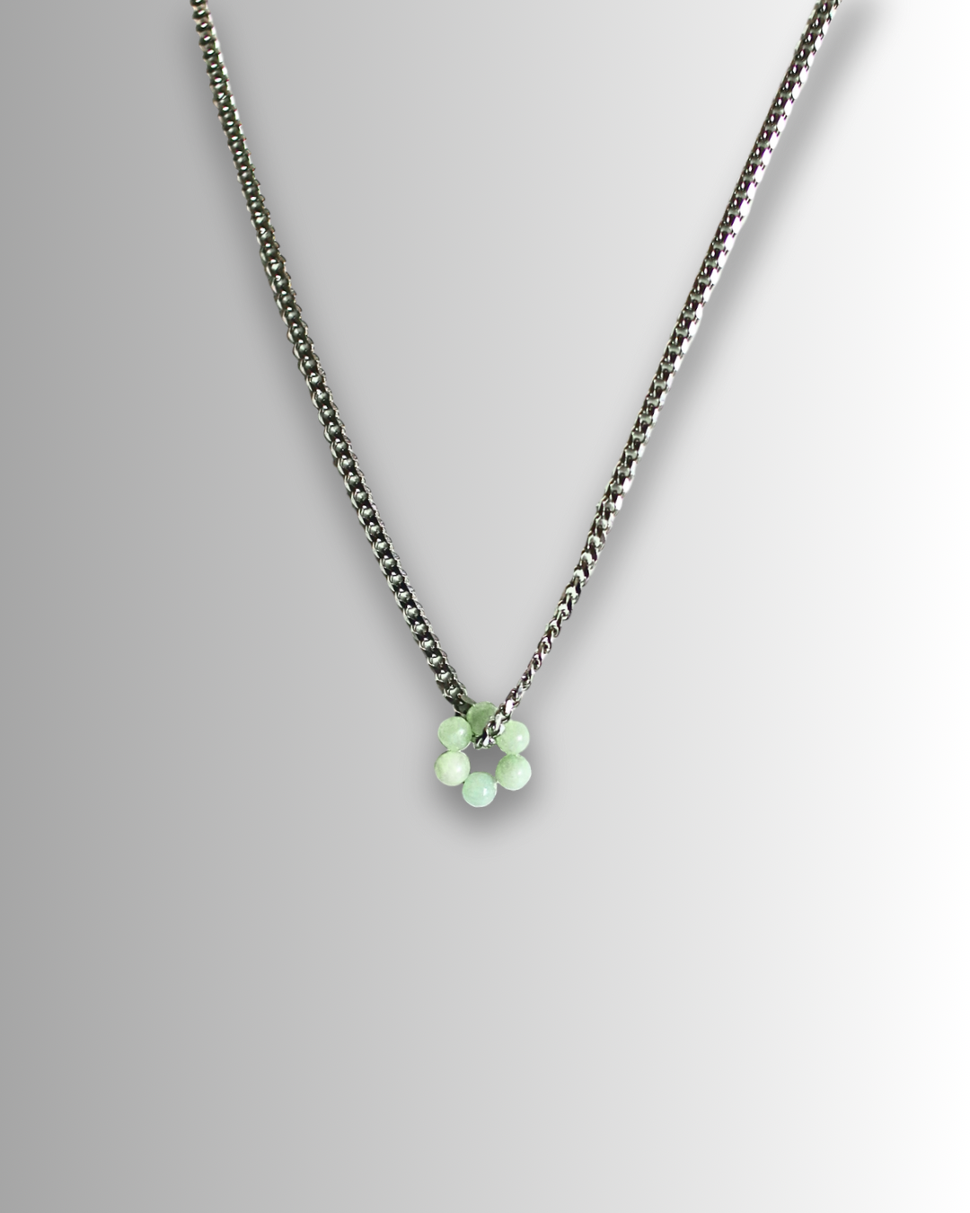 Jade Donut Necklace