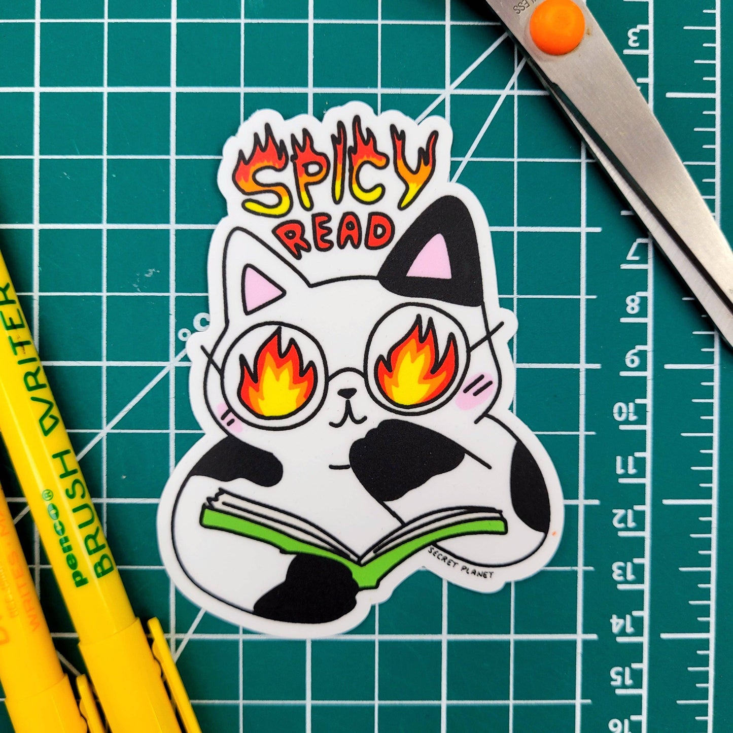 Spicy Read Vinyl Sticker