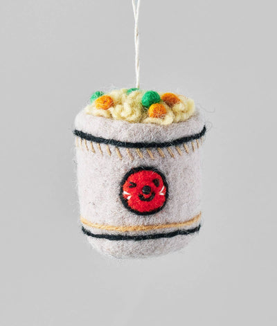 'Cup Noodle' Hanging Felt Ornament