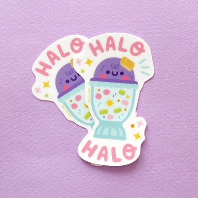 Halo Halo Sticker