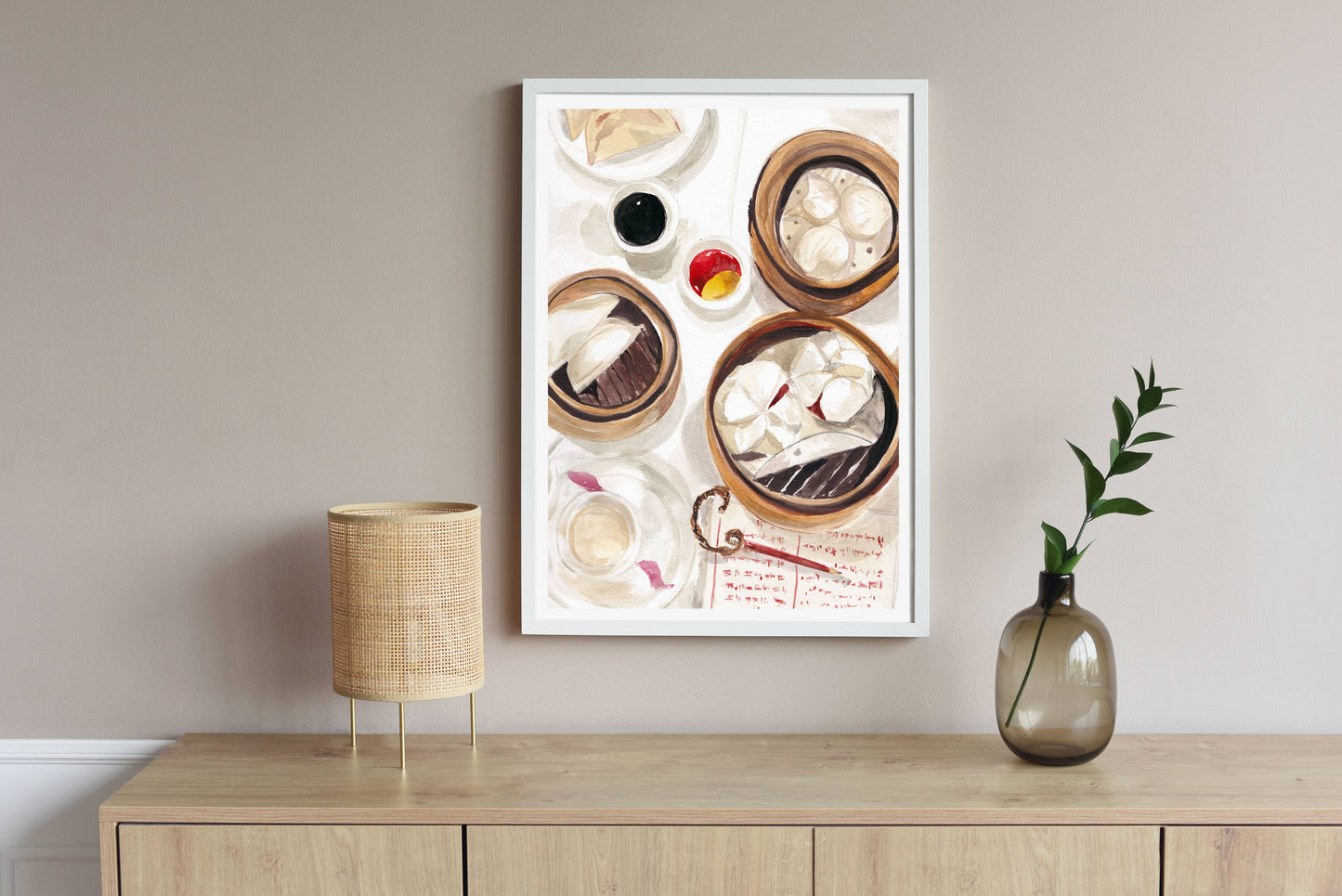 Hong Kong Dim Sum Art Print