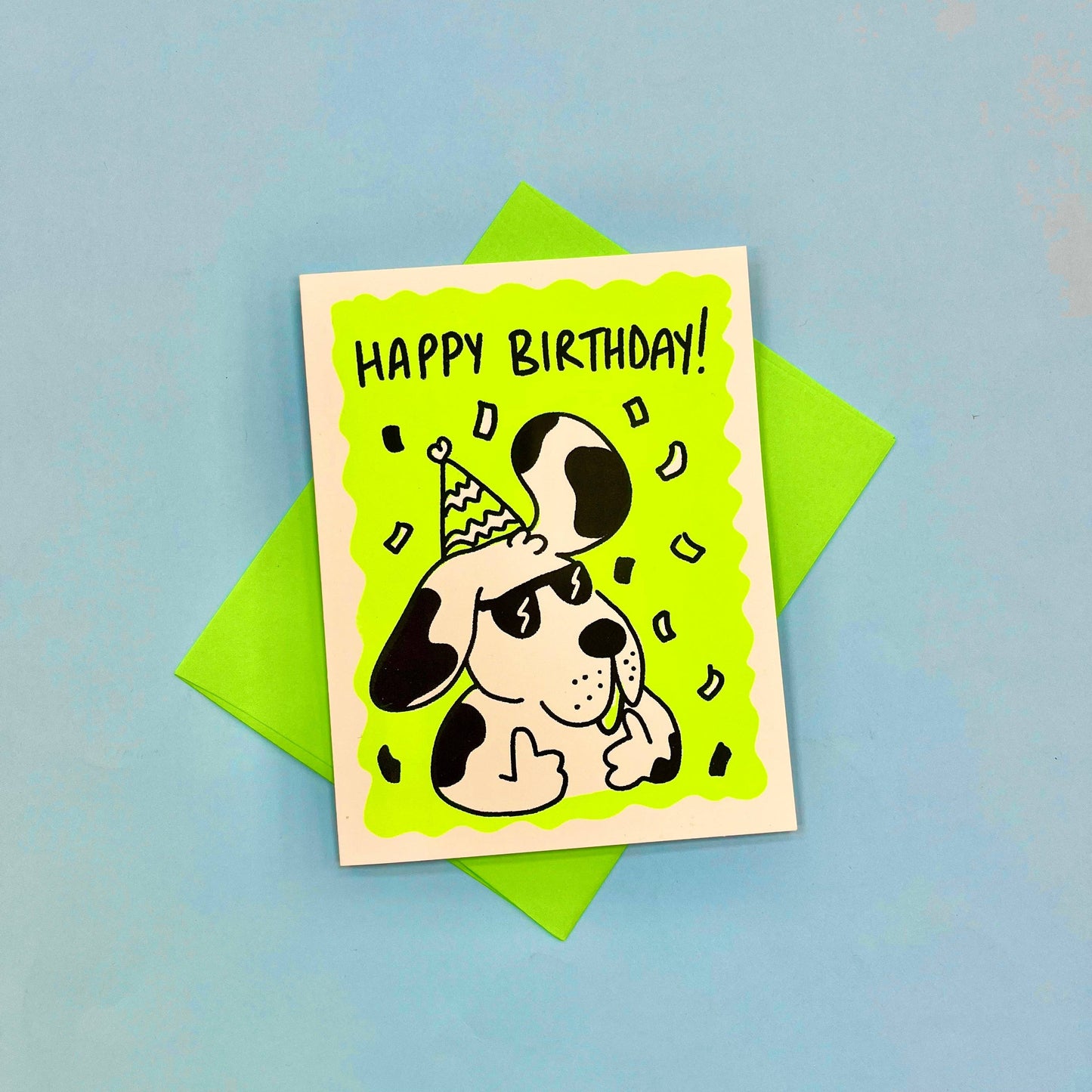 Happy Birthday Dog Greeting Card