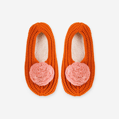 Pom Knit Slippers