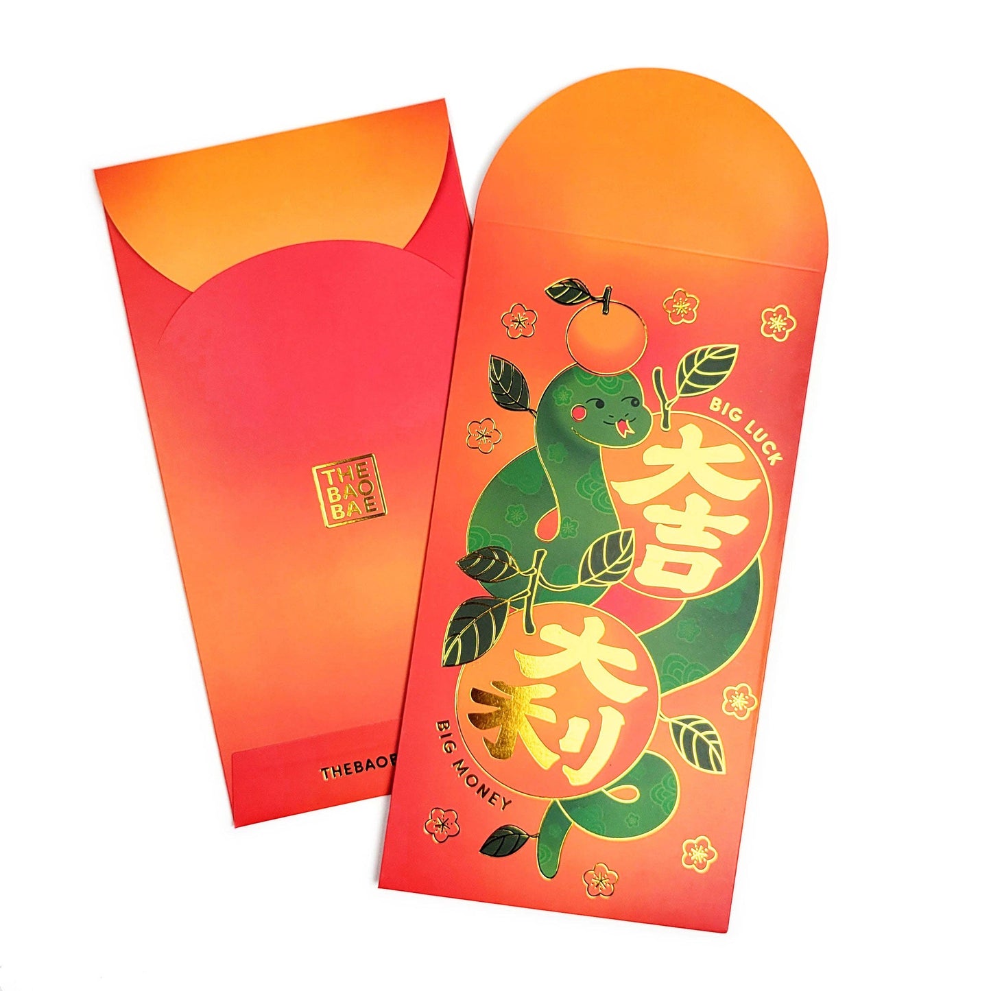 Year of the Snake Big Luck Big Money "Dai Gut Dai Lei" New Year Red Envelopes