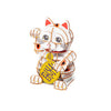 Lucky Cat Color Wooden 3D Puzzle Kit