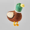 'Duck' Hanging Felt Ornament