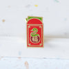 Red Envelope Snake Enamel Pin