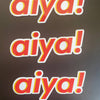 Aiya Vinyl Sticker