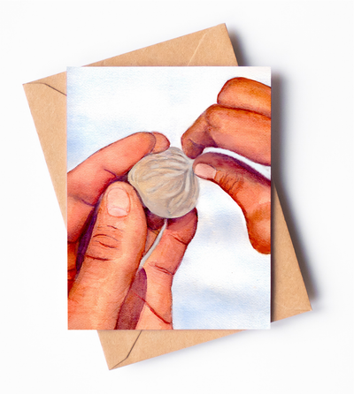 Folding Dumplings Card