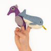 Finger Puppet - Narwhal and Seahorse