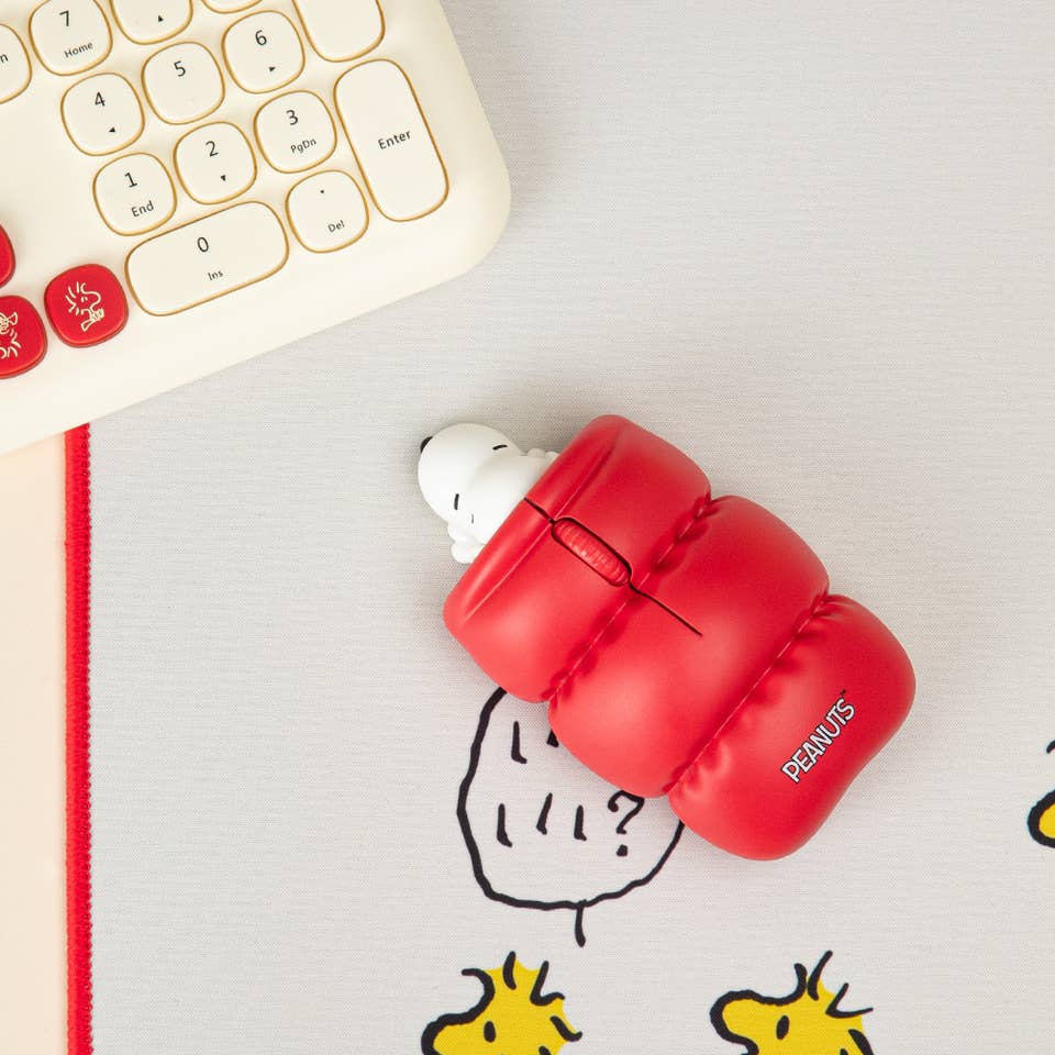 Peanuts Snoopy Figure Multi-Pairing Wireless Mouse