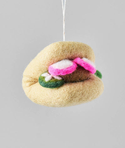 'Bao Bun' Hanging Felt Ornament