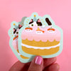 Cat Birthday Sticker