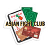 Asian Fight Club Vinyl Sticker