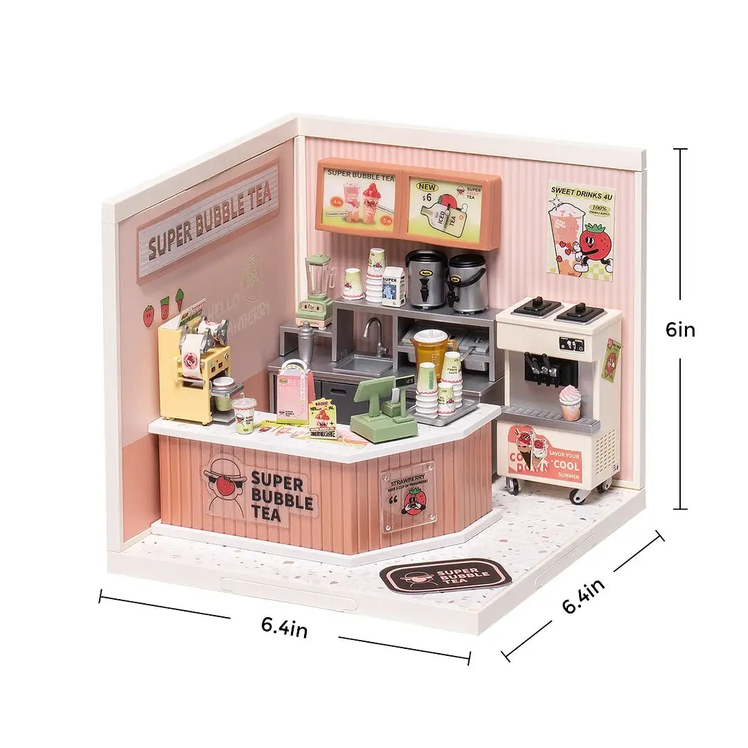 Bubble Tea DIY Miniature House Kit