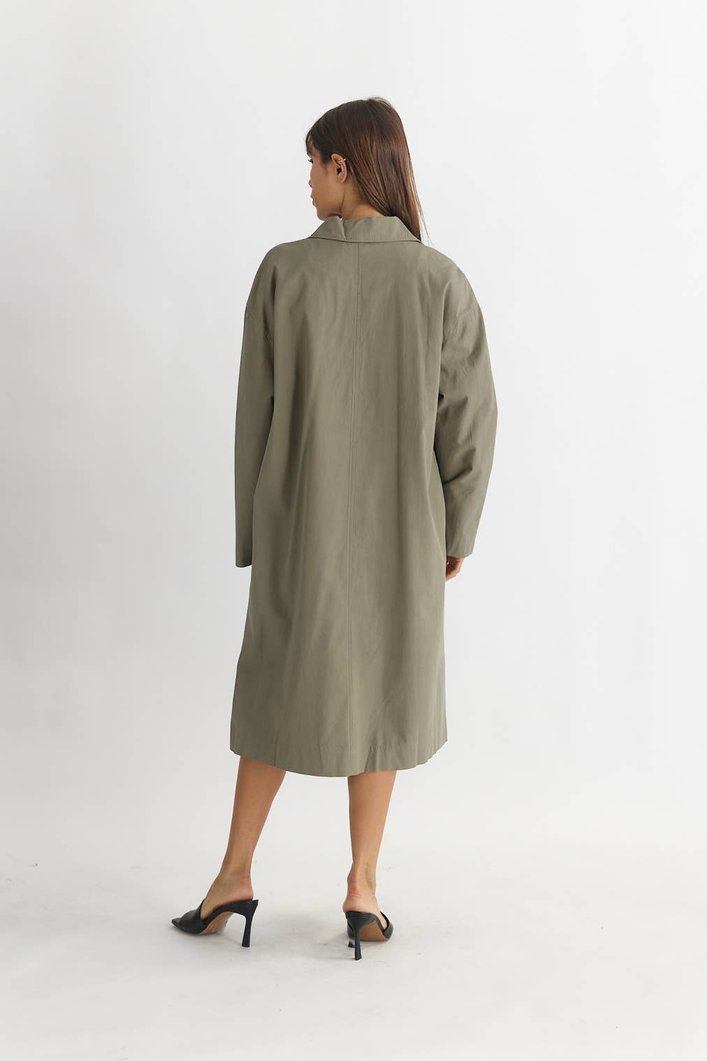 The Tay Coat | Classic Trench Coat with Latch Collar