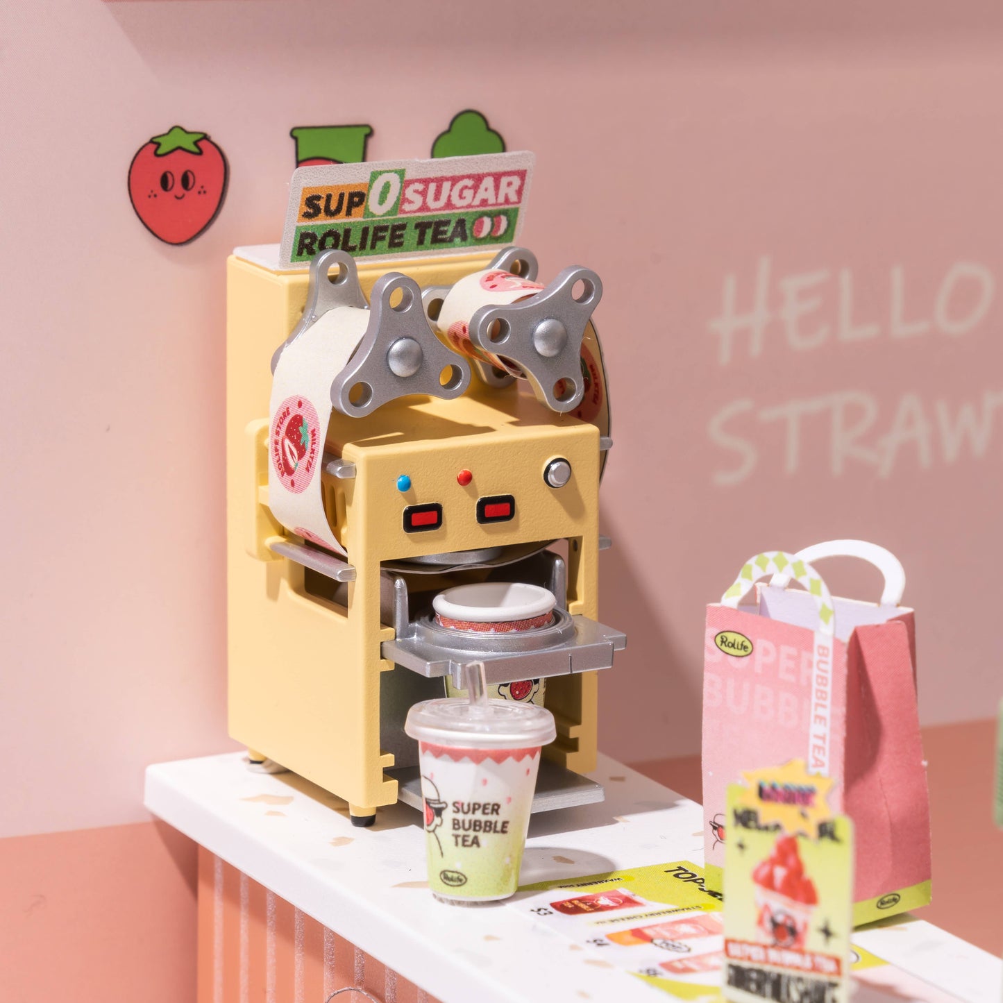 Bubble Tea DIY Miniature House Kit