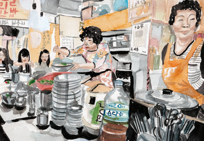 Korean Street Food II Art