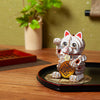 Lucky Cat Color Wooden 3D Puzzle Kit