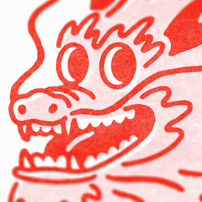 Mr. Dragon Print