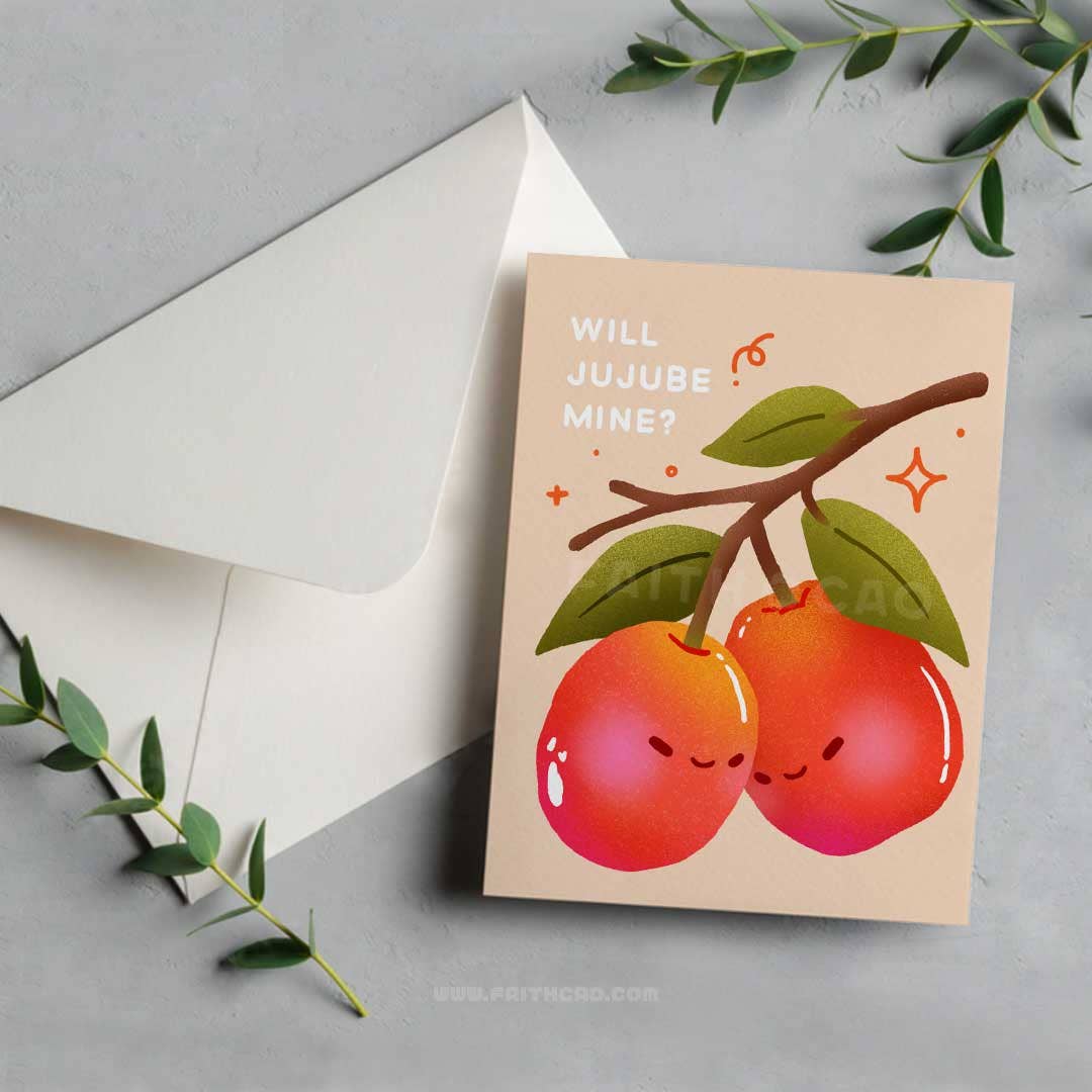 Jujube Love Card