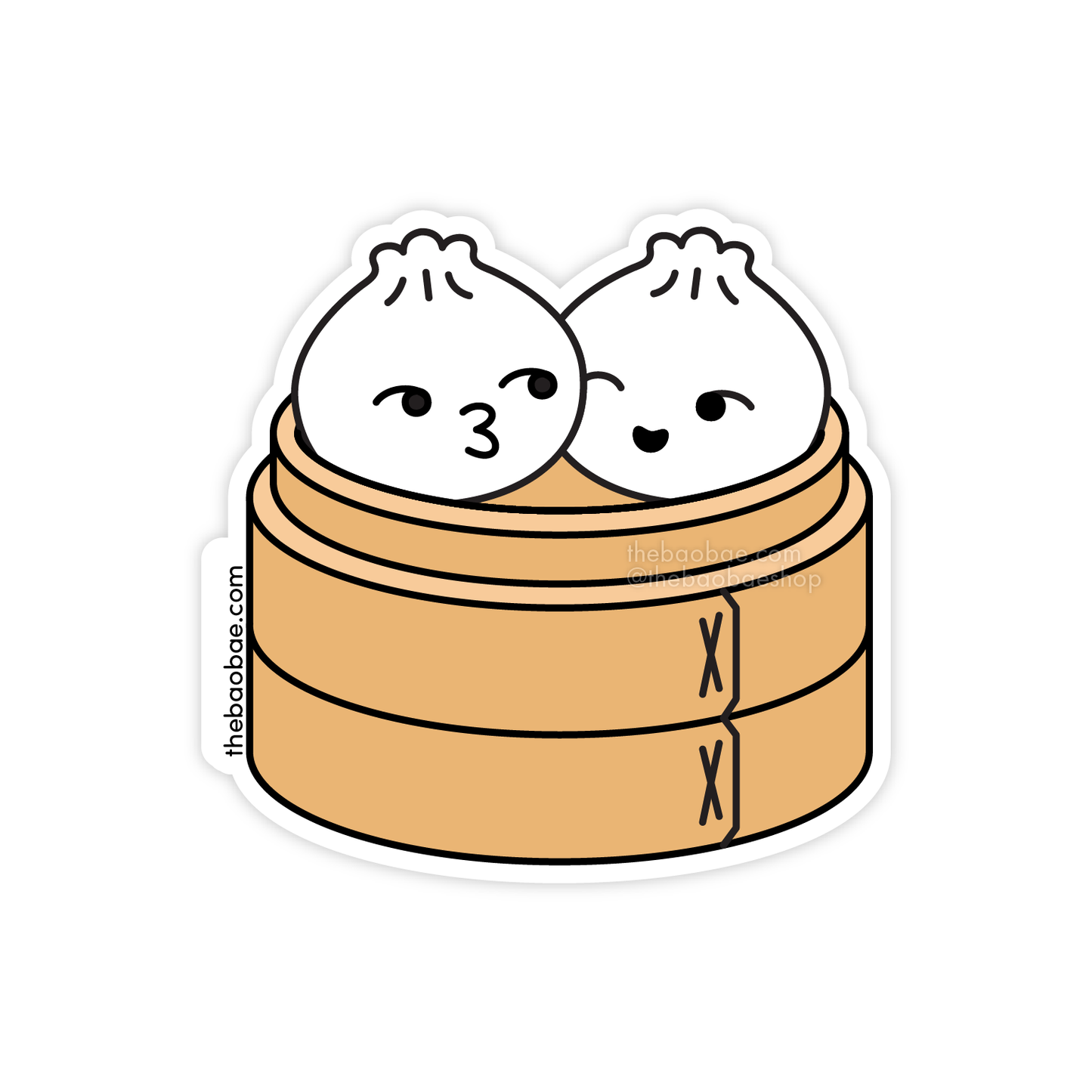 Bao Buddies Steamer Basket Sticker