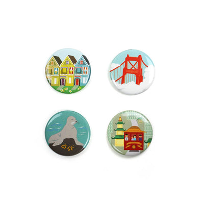 SF Sites Magnet Set