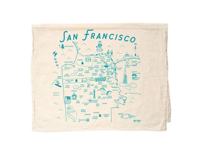 San Francisco Tea Towels: Natural