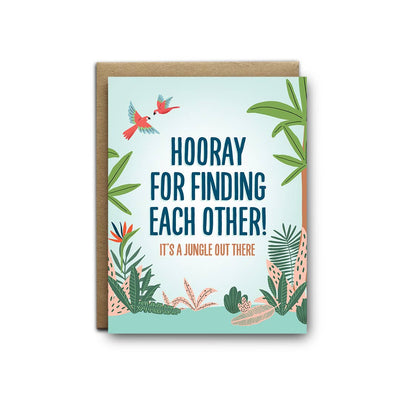 It's a Jungle Out There Wedding Greeting Card