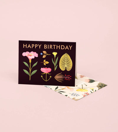 Lush Botany Birthday Card