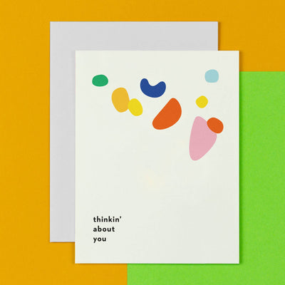 Abstract Shapes Thinking of You Card