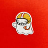 49ers Football Ghost Sticker