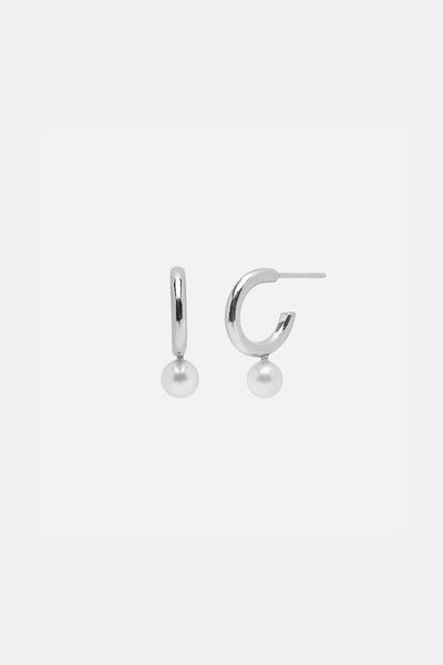 Cora Mini Hoops: Sterling Silver