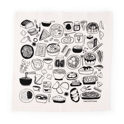 Home Is Where The Food Is Tea Towel