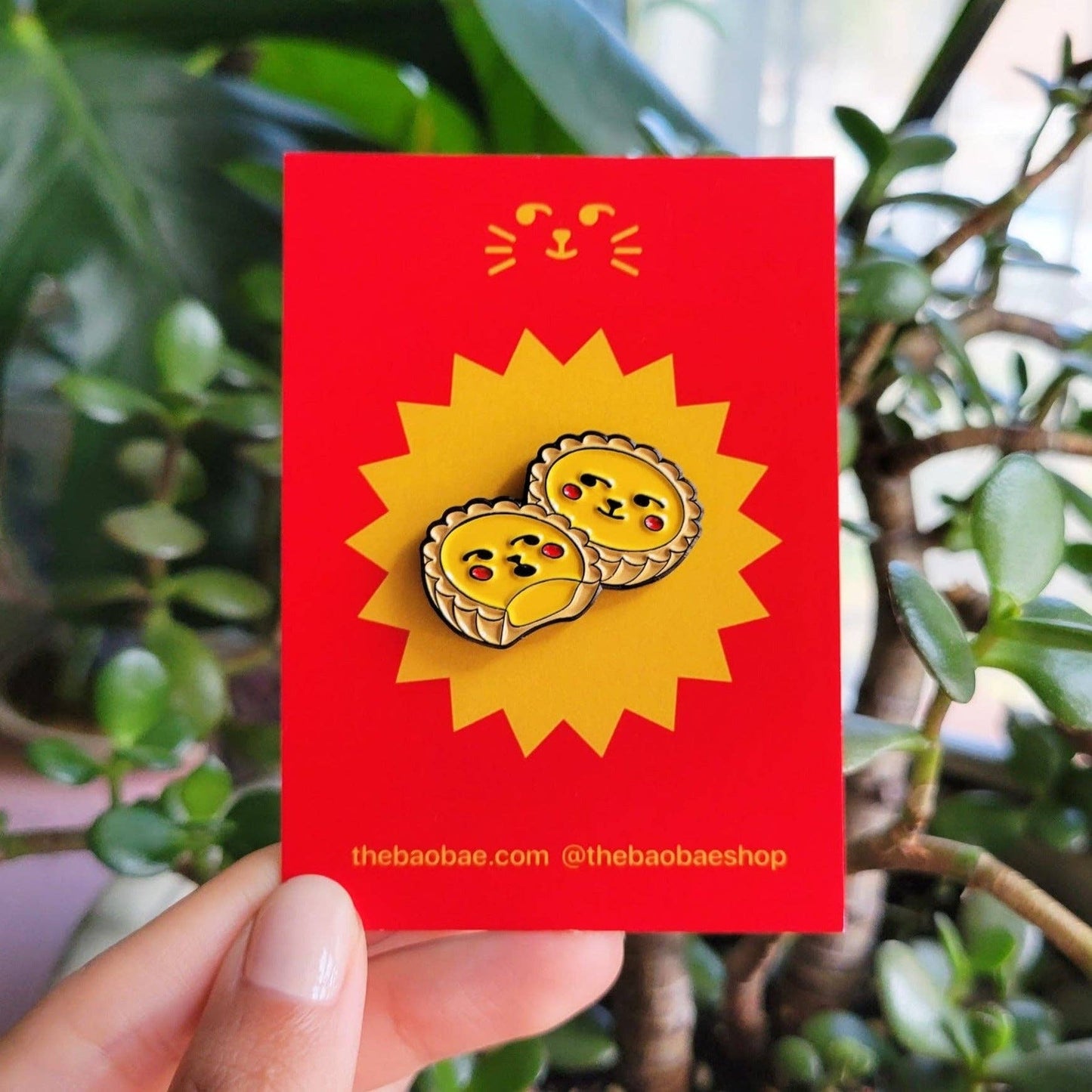 Egg Tart Enamel Pin