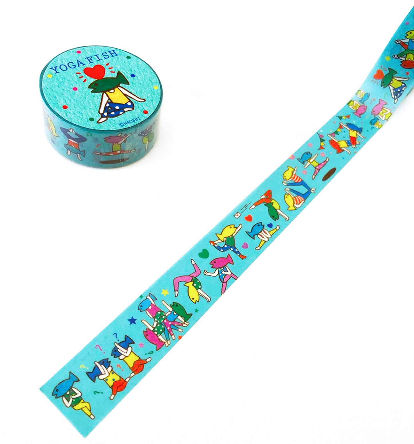 Yoga Fish Washi Tape