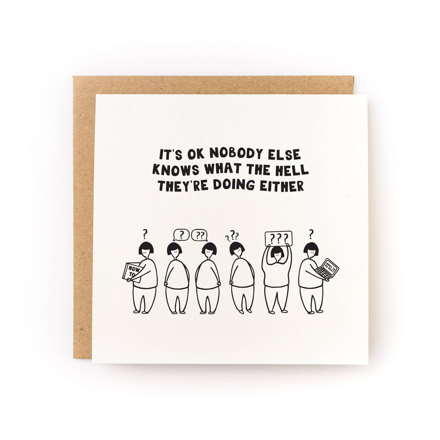 Nobody Else Knows Encouragement Card